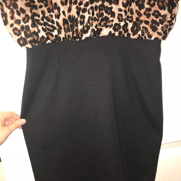 Mystic Animal Print Black Sexy Dress - Picture 3 of 7